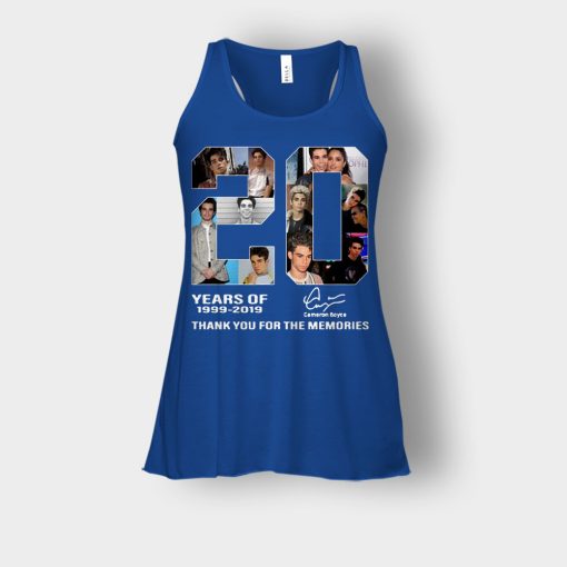 20-Years-Of-Cameron-Boyce-1999-2019-Thank-You-For-The-Memories-Bella-Womens-Flowy-Tank-Royal