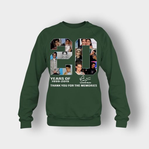 20-Years-Of-Cameron-Boyce-1999-2019-Thank-You-For-The-Memories-Crewneck-Sweatshirt-Forest