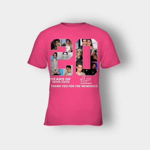 20-Years-Of-Cameron-Boyce-1999-2019-Thank-You-For-The-Memories-Kids-T-Shirt-Heliconia