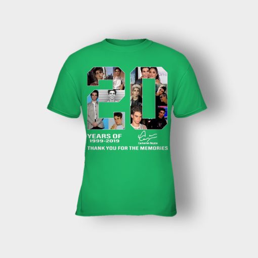 20-Years-Of-Cameron-Boyce-1999-2019-Thank-You-For-The-Memories-Kids-T-Shirt-Irish-Green