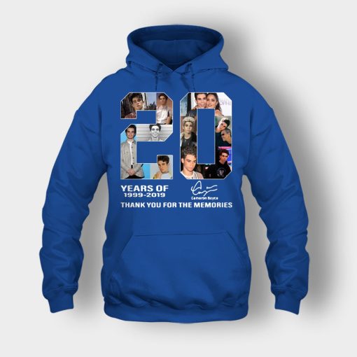 20-Years-Of-Cameron-Boyce-1999-2019-Thank-You-For-The-Memories-Unisex-Hoodie-Royal