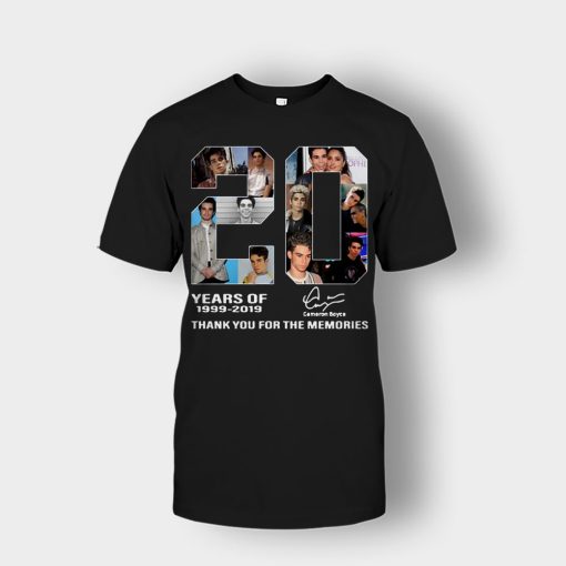 20-Years-Of-Cameron-Boyce-1999-2019-Thank-You-For-The-Memories-Unisex-T-Shirt-Black
