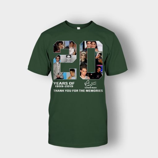 20-Years-Of-Cameron-Boyce-1999-2019-Thank-You-For-The-Memories-Unisex-T-Shirt-Forest