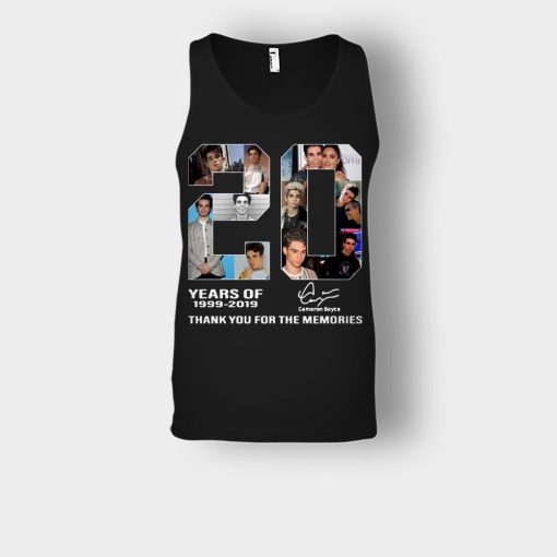 20-Years-Of-Cameron-Boyce-1999-2019-Thank-You-For-The-Memories-Unisex-Tank-Top-Black