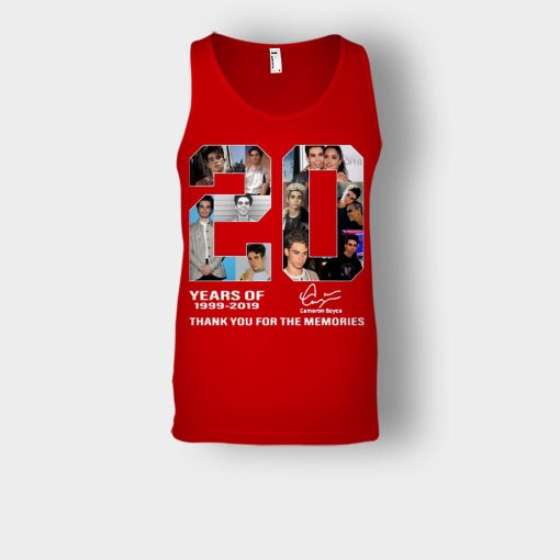 20-Years-Of-Cameron-Boyce-1999-2019-Thank-You-For-The-Memories-Unisex-Tank-Top-Red