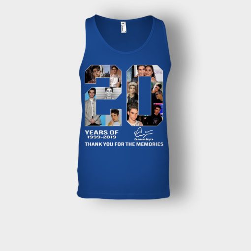20-Years-Of-Cameron-Boyce-1999-2019-Thank-You-For-The-Memories-Unisex-Tank-Top-Royal
