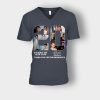 20-Years-Of-Cameron-Boyce-1999-2019-Thank-You-For-The-Memories-Unisex-V-Neck-T-Shirt-Dark-Heather