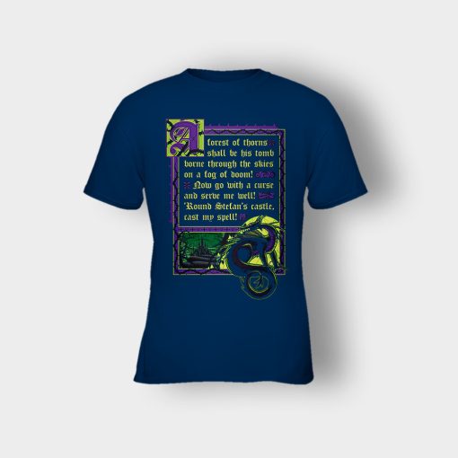 A-Forest-of-Thorns-Disney-Maleficient-Inspired-Kids-T-Shirt-Navy