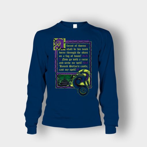 A-Forest-of-Thorns-Disney-Maleficient-Inspired-Unisex-Long-Sleeve-Navy