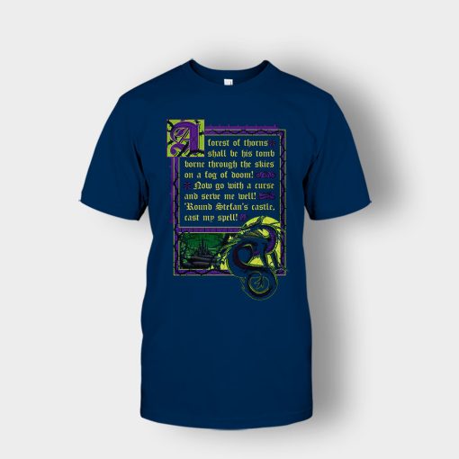 A-Forest-of-Thorns-Disney-Maleficient-Inspired-Unisex-T-Shirt-Navy