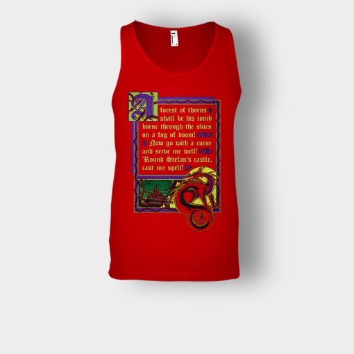 A-Forest-of-Thorns-Disney-Maleficient-Inspired-Unisex-Tank-Top-Red