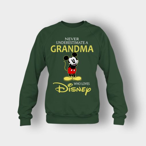 A-Grandma-Who-Loves-Disney-Mickey-Inspired-Crewneck-Sweatshirt-Forest