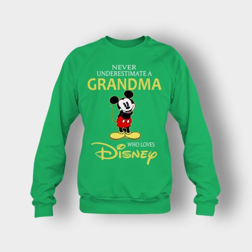 A-Grandma-Who-Loves-Disney-Mickey-Inspired-Crewneck-Sweatshirt-Irish-Green
