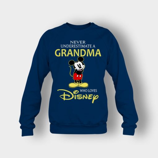 A-Grandma-Who-Loves-Disney-Mickey-Inspired-Crewneck-Sweatshirt-Navy