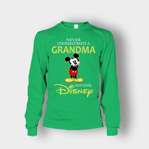 A-Grandma-Who-Loves-Disney-Mickey-Inspired-Unisex-Long-Sleeve-Irish-Green