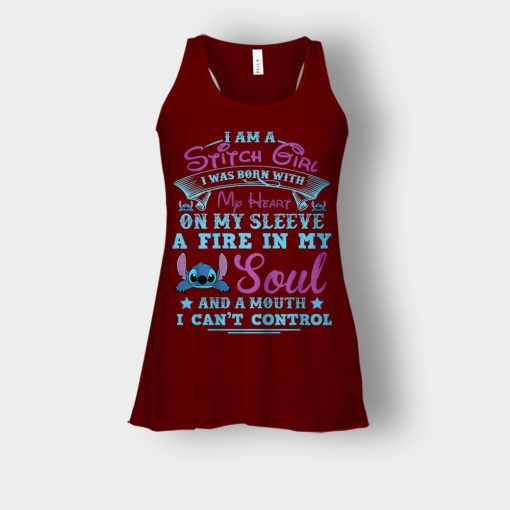 A-Mouth-I-Cant-Control-Disney-Lilo-And-Stitch-Bella-Womens-Flowy-Tank-Maroon