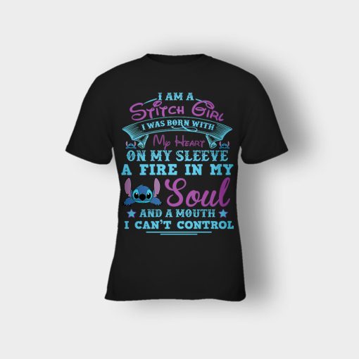 A-Mouth-I-Cant-Control-Disney-Lilo-And-Stitch-Kids-T-Shirt-Black