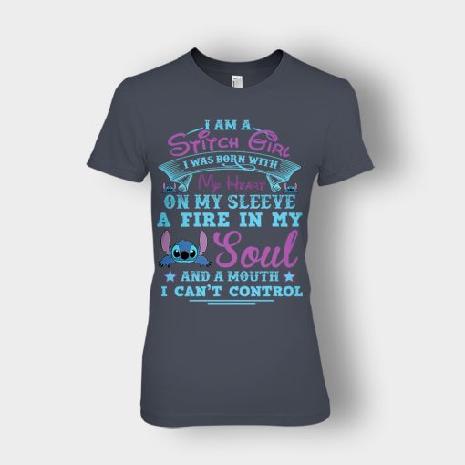 A-Mouth-I-Cant-Control-Disney-Lilo-And-Stitch-Ladies-T-Shirt-Dark-Heather