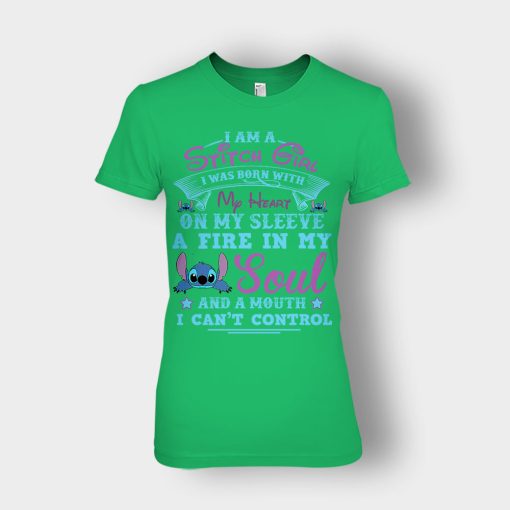 A-Mouth-I-Cant-Control-Disney-Lilo-And-Stitch-Ladies-T-Shirt-Irish-Green