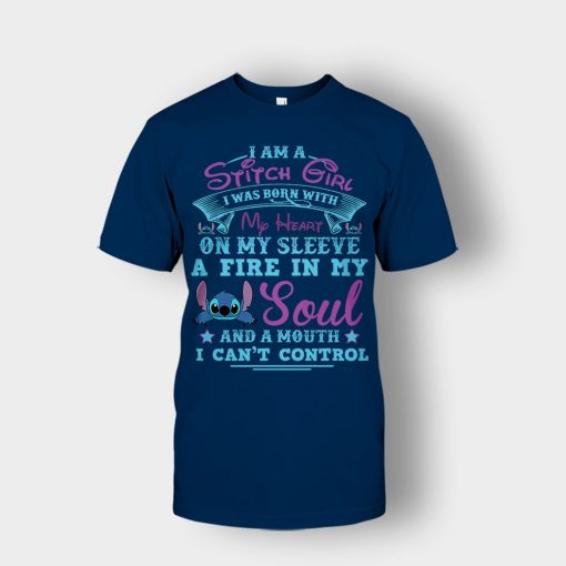 A-Mouth-I-Cant-Control-Disney-Lilo-And-Stitch-Unisex-T-Shirt-Navy