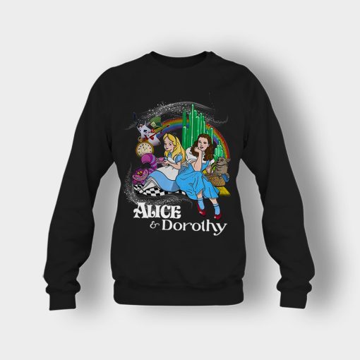 Alice-Or-Dorothy-Disney-Crewneck-Sweatshirt-Black