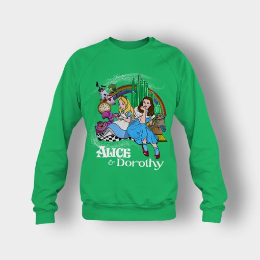 Alice-Or-Dorothy-Disney-Crewneck-Sweatshirt-Irish-Green