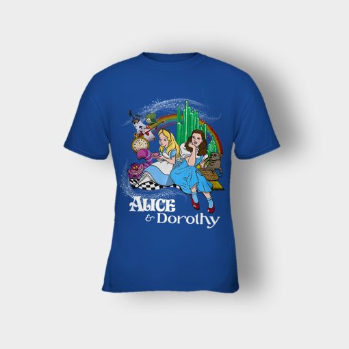 Alice-Or-Dorothy-Disney-Kids-T-Shirt-Royal