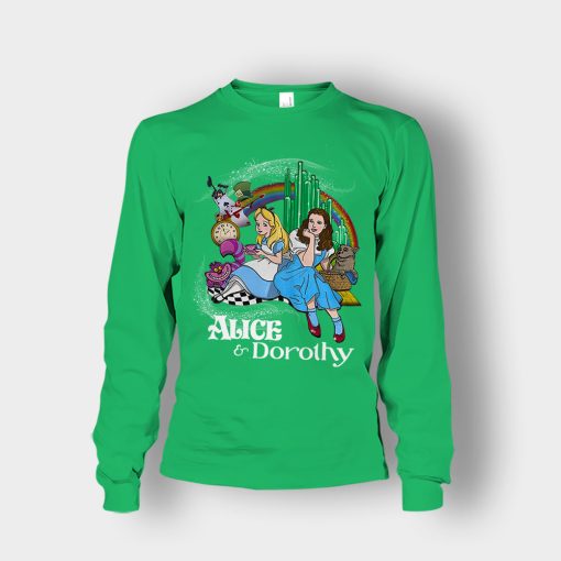 Alice-Or-Dorothy-Disney-Unisex-Long-Sleeve-Irish-Green