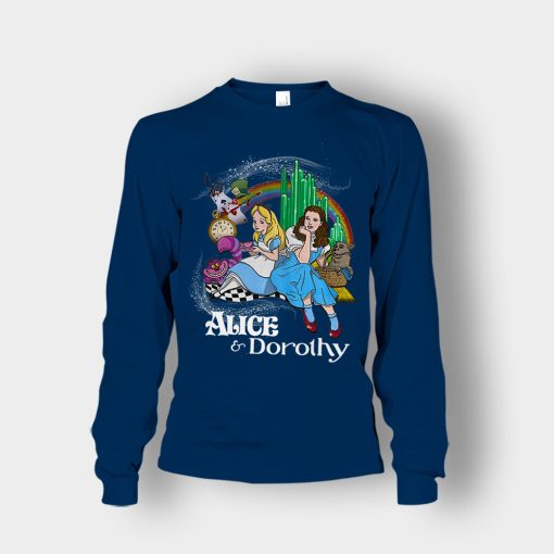 Alice-Or-Dorothy-Disney-Unisex-Long-Sleeve-Navy