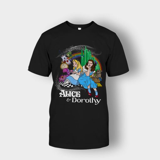 Alice-Or-Dorothy-Disney-Unisex-T-Shirt-Black