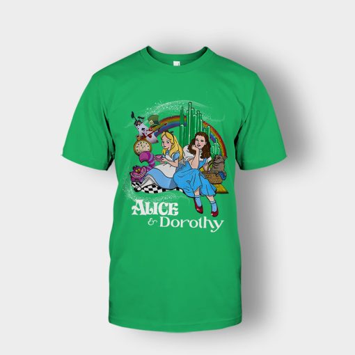 Alice-Or-Dorothy-Disney-Unisex-T-Shirt-Irish-Green