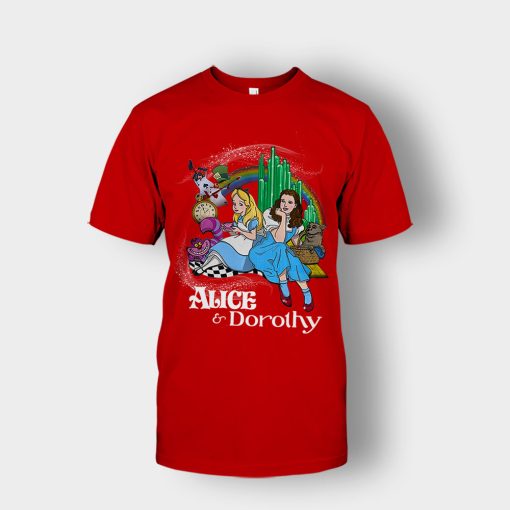 Alice-Or-Dorothy-Disney-Unisex-T-Shirt-Red