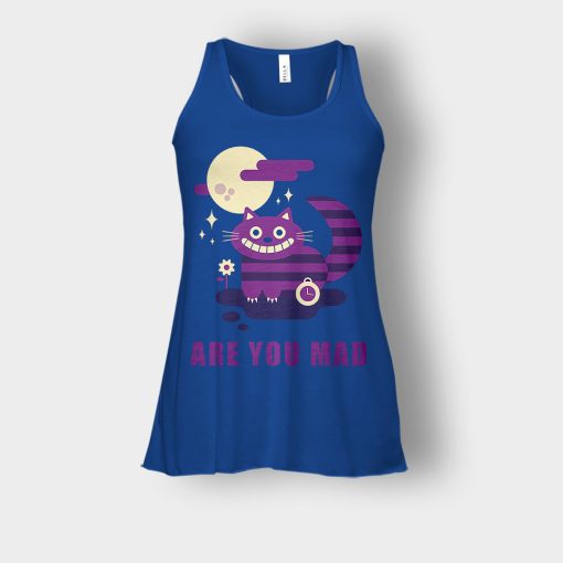 Alice-in-Wonderland-Are-You-Mad-Bella-Womens-Flowy-Tank-Royal