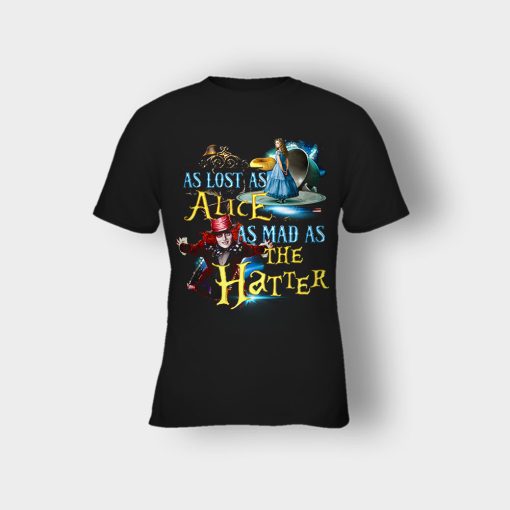 Alice-in-Wonderland-As-Lost-As-Alice-As-Mad-As-Hatter-Kids-T-Shirt-Black