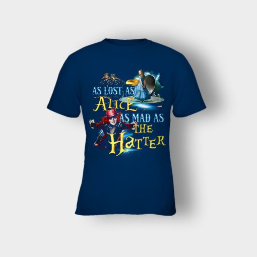 Alice-in-Wonderland-As-Lost-As-Alice-As-Mad-As-Hatter-Kids-T-Shirt-Navy