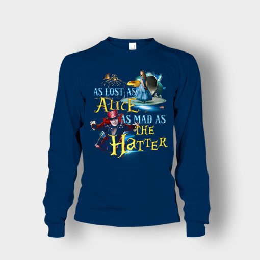 Alice-in-Wonderland-As-Lost-As-Alice-As-Mad-As-Hatter-Unisex-Long-Sleeve-Navy