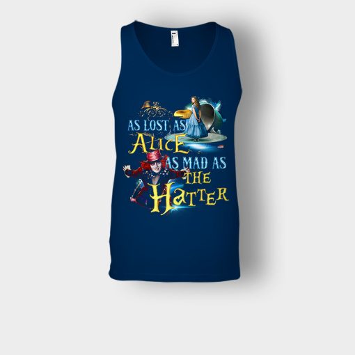 Alice-in-Wonderland-As-Lost-As-Alice-As-Mad-As-Hatter-Unisex-Tank-Top-Navy