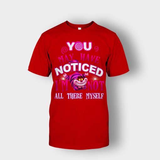 Alice-in-Wonderland-Cheshire-Cat-You-May-Have-Noticed-Unisex-T-Shirt-Red