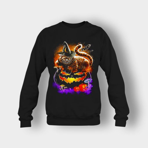 Alice-in-Wonderland-Cheshire-Halloween-Crewneck-Sweatshirt-Black