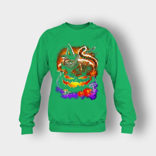 Alice-in-Wonderland-Cheshire-Halloween-Crewneck-Sweatshirt-Irish-Green