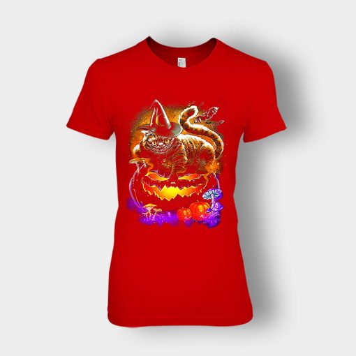 Alice-in-Wonderland-Cheshire-Halloween-Ladies-T-Shirt-Red