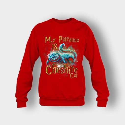 Alice-in-Wonderland-Cheshire-Is-My-Patronus-Crewneck-Sweatshirt-Red