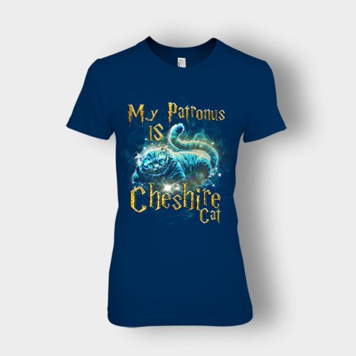 Alice-in-Wonderland-Cheshire-Is-My-Patronus-Ladies-T-Shirt-Navy