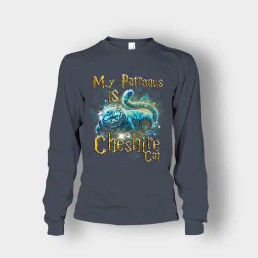 Alice-in-Wonderland-Cheshire-Is-My-Patronus-Unisex-Long-Sleeve-Dark-Heather