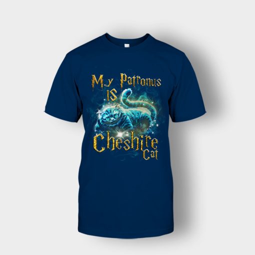 Alice-in-Wonderland-Cheshire-Is-My-Patronus-Unisex-T-Shirt-Navy