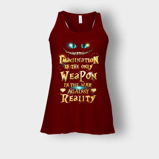 Alice-in-Wonderland-Cheshire-Reality-Bella-Womens-Flowy-Tank-Maroon