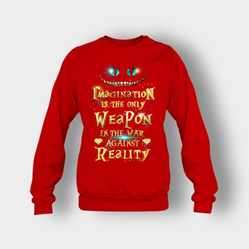 Alice-in-Wonderland-Cheshire-Reality-Crewneck-Sweatshirt-Red