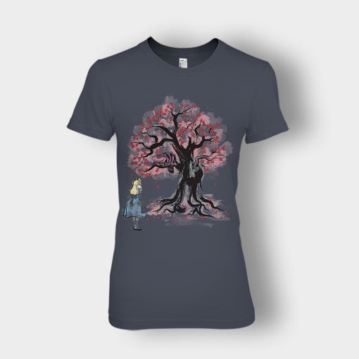 Alice-in-Wonderland-Cheshire-Sumi-Tree-Ladies-T-Shirt-Dark-Heather