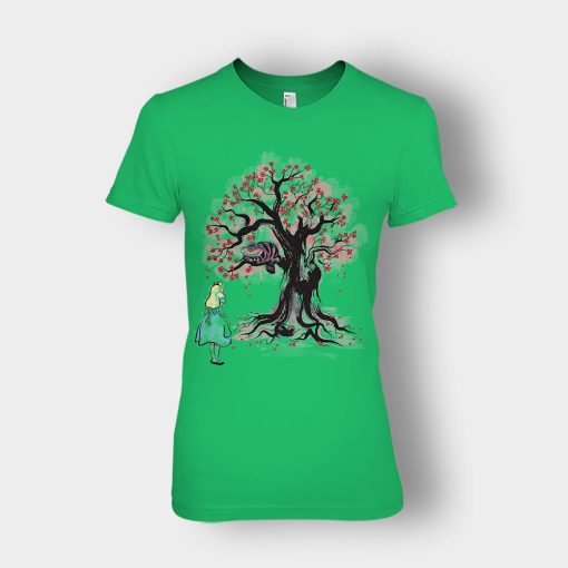 Alice-in-Wonderland-Cheshire-Sumi-Tree-Ladies-T-Shirt-Irish-Green