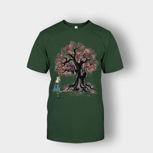 Alice-in-Wonderland-Cheshire-Sumi-Tree-Unisex-T-Shirt-Forest